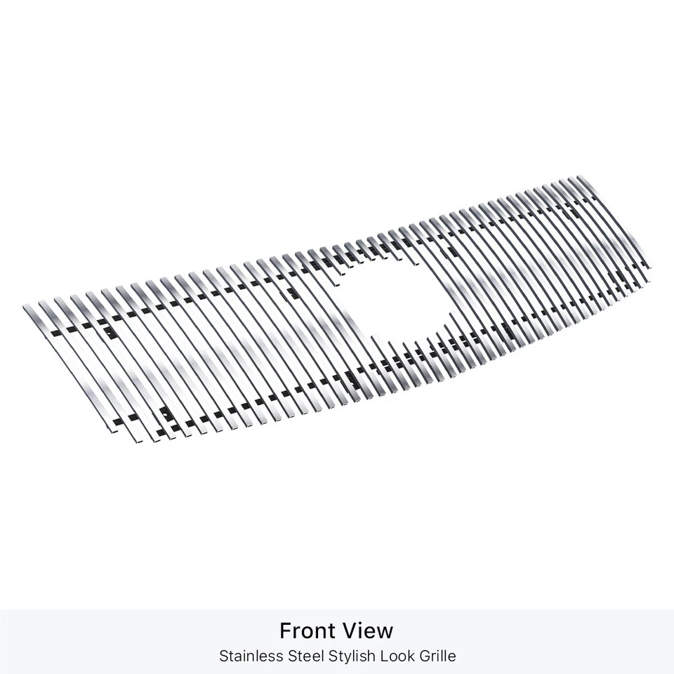 Fits 2002-2006 Cadillac Escalade EXT ESV Upper Stainless Chrome Billet Grille - Image 2 of 4