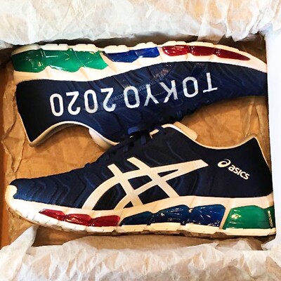 ASICS GEL-QUANTUM 360 5 EM NAVY US9 Tokyo 2020 Olympic Sneaker