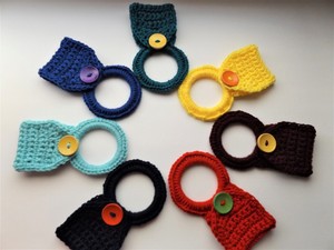 Handmade Dishtowel Holder Many Colors Crochet Kitchen Towel