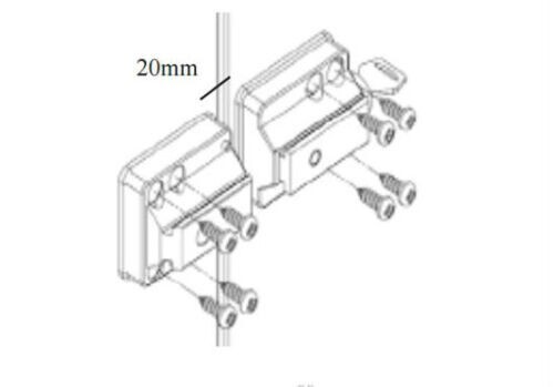 Van High Security WHITE Door Lock For Sliding Side & Rear Door Milenco 3056+CP - Picture 10 of 13