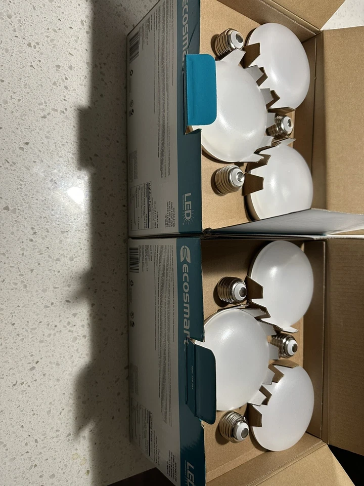 Lot of 17 NEW EcoSmart Bulbs - LED BR30 Bulbs Soft White Energy Star, & N VISION - Image 2 of 4