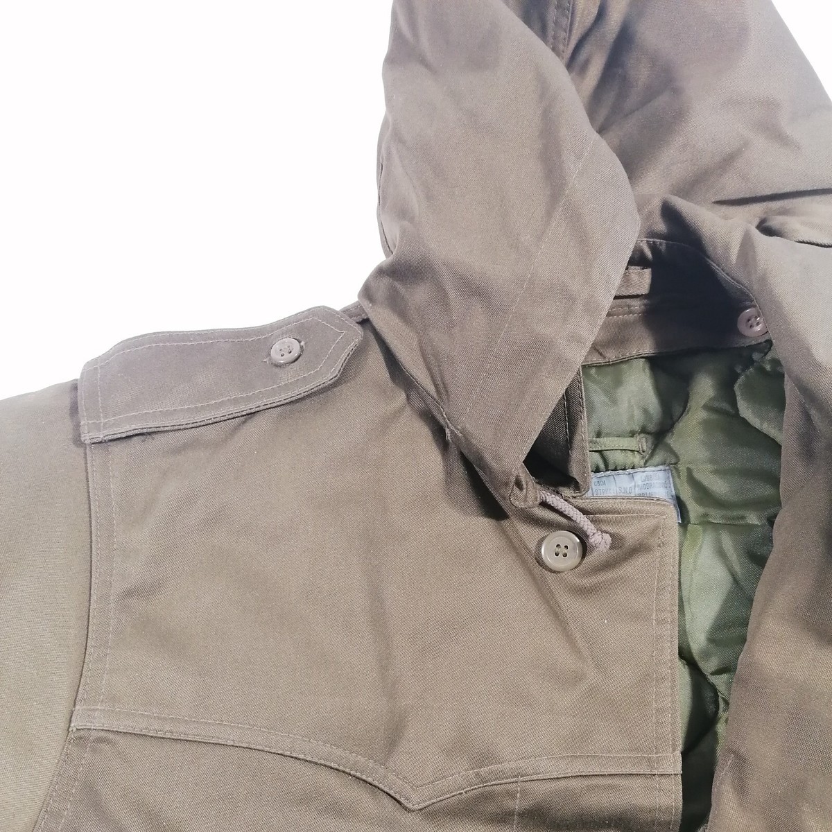 Genuine Yugoslavian Military Jacket OD Green Complete Winter Field