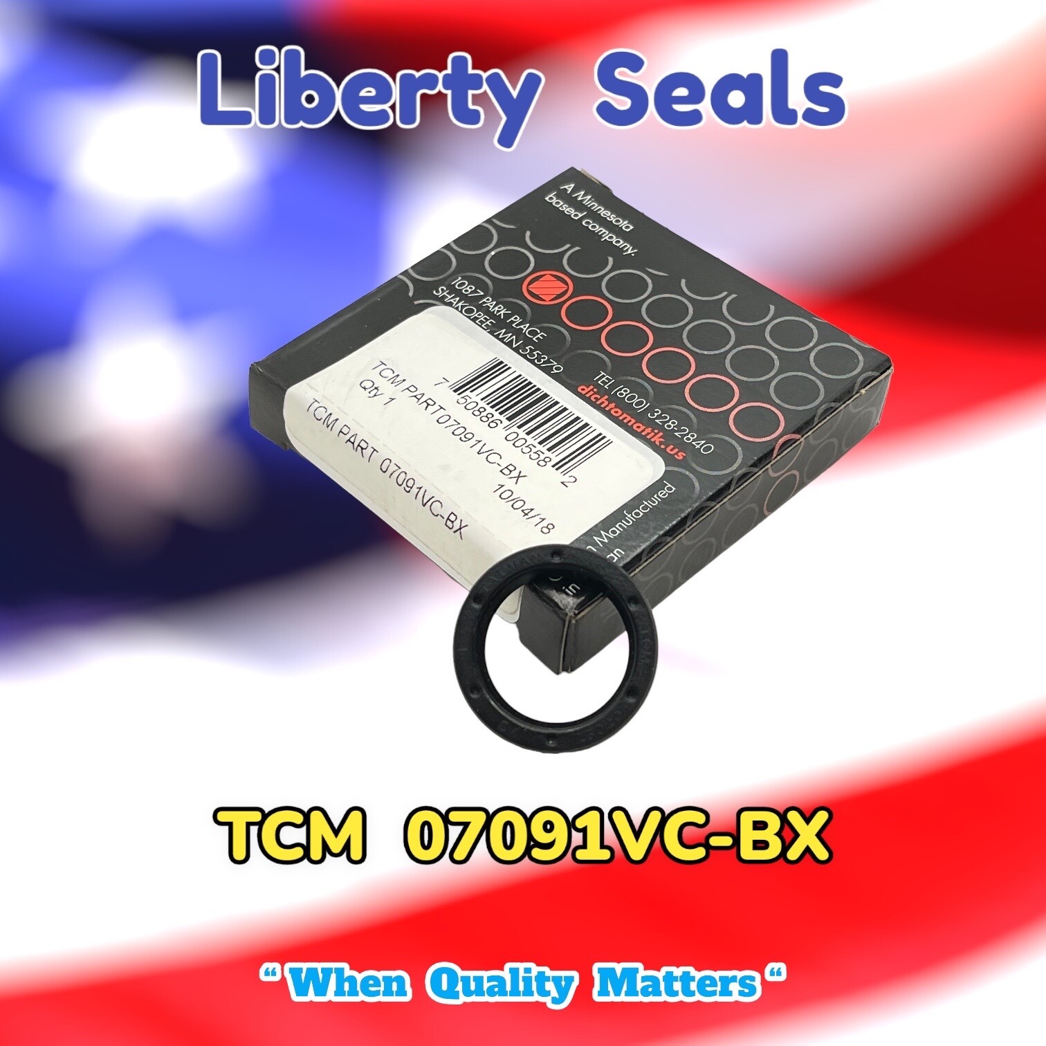 TCM 07091VCBX DICHTOMATIK Rotary Shaft Seal BOXED By Liberty Seals eBay