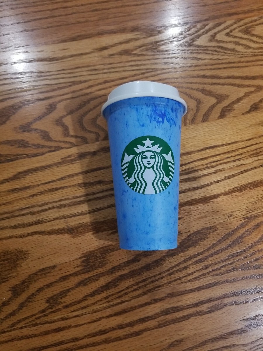 blue starbucks reusable cup | eBay