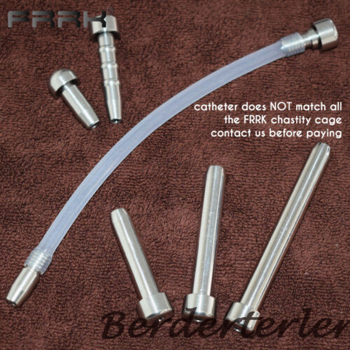 Male Small Chastity Cage Metal Sounds Tube Chastity Device Part Sounds Tube - Bild 2 von 18