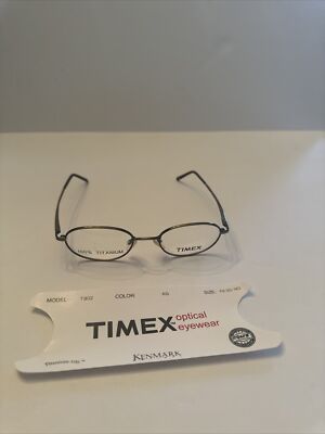 New TIMEX Designer Eyeglasses T902, Ant. Gold, 49-20-140, Prescription Frames