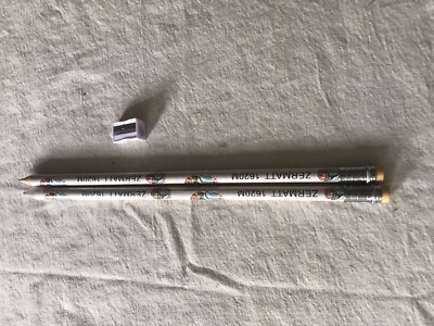 Lot of 2 Jumbo ''Zermatt 1620M'' Souvenir Pencils w Erasers Sharpener Switzerland