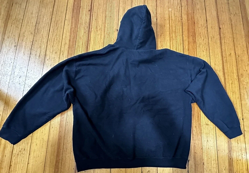 Gildan mens XXL black long sleeve Boston Bruins Feed the Bear Hoodie sweatshirt - Image 2 of 4