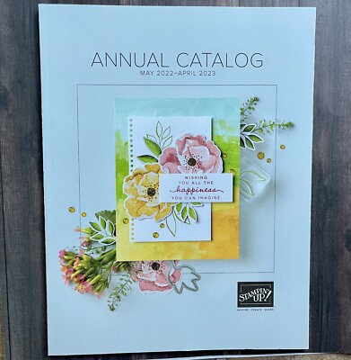 Stampin Up 2022 - 2023 Annual Catalog New Rubber Stamps Crafts Cards Idea Book