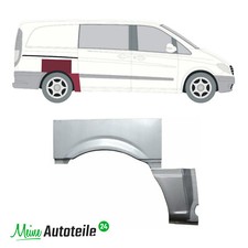 2x Reparaturblech Radlauf Hinten Rechts für Mercedes Vito W639 Kurz 2x Reparaturblech Radlauf Hinten Rechts für Mercedes Vito W639 Kurz