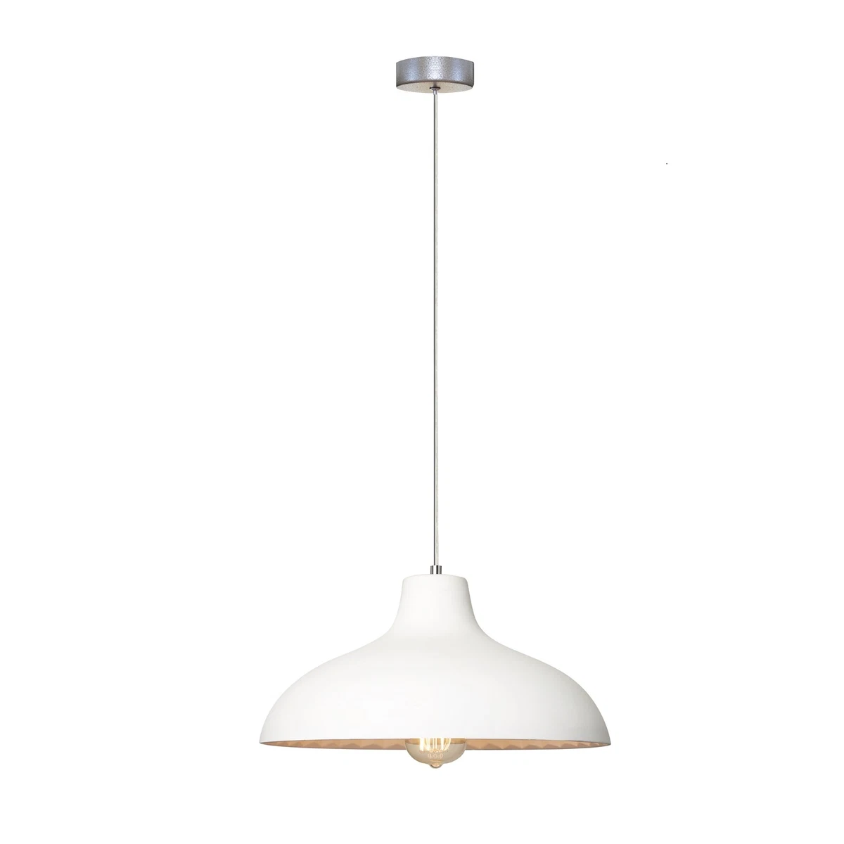 Plaster pendant deals light