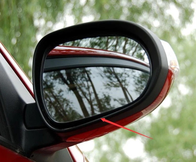 Marco de carcasa de espejo retrovisor delantero derecho negro para Hyundai Elantra 2008-2010 sedán Foto 2 de 2