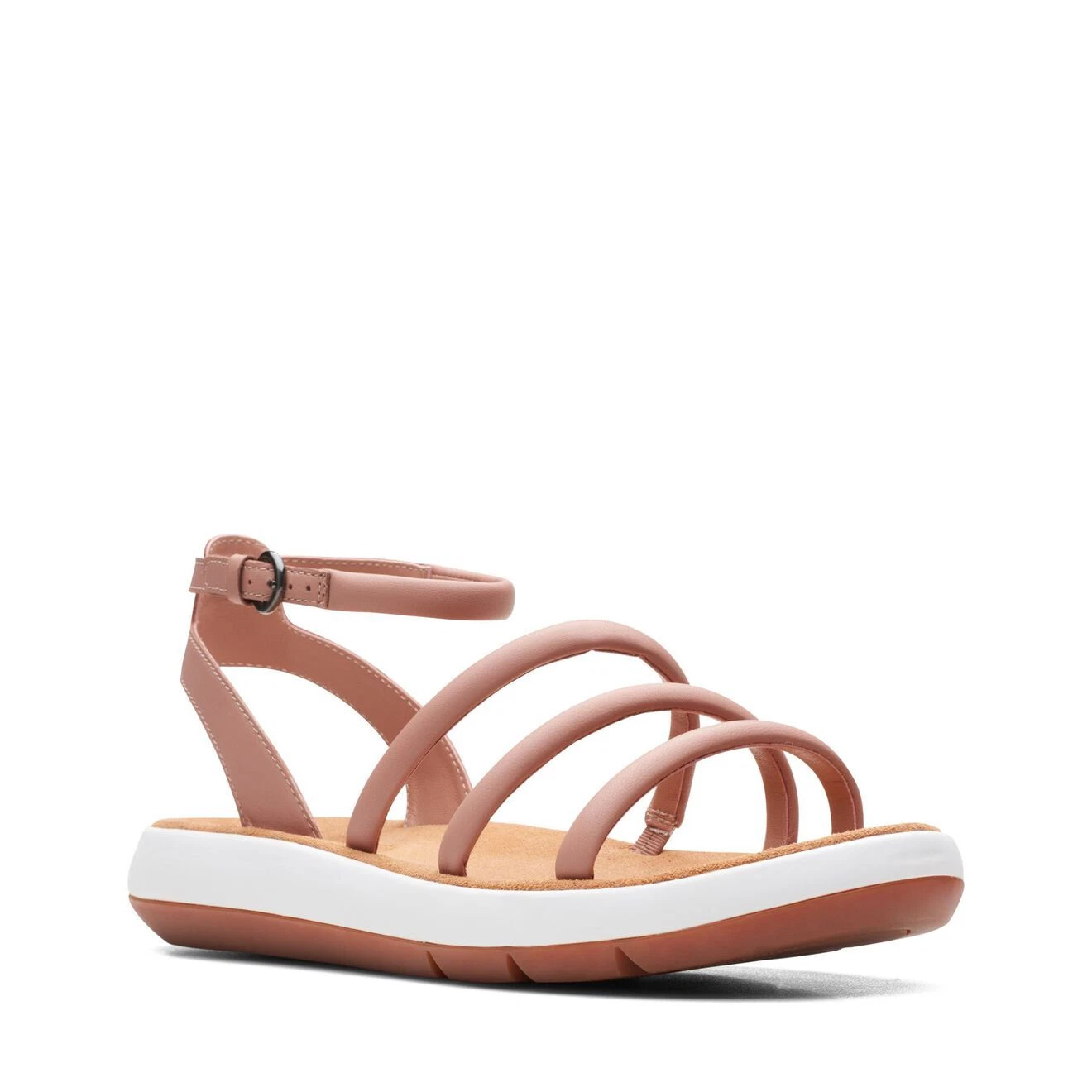 BNIB Clarks Ladies JEMSA STYLE Rose Pink Leather Sandals