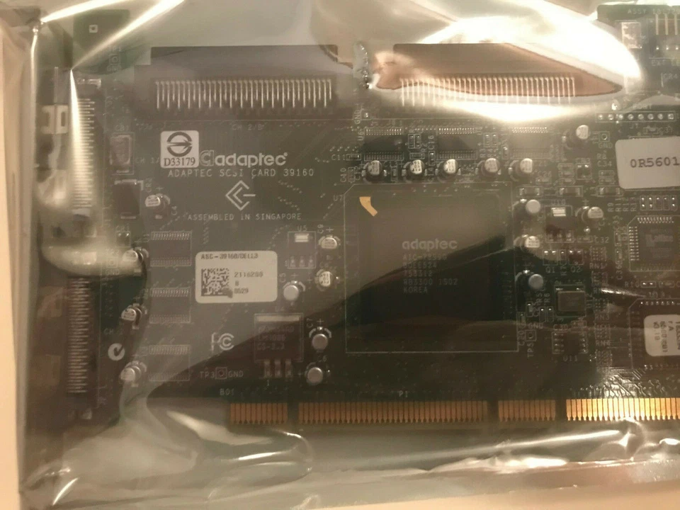 Dell Adaptec SCSI Card controller adapter ASC 39160 UP601 - Image 2 of 4