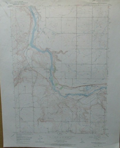 Topographic Map of Thousand Springs Quadr, Idaho - 1949 - US Geological Survey