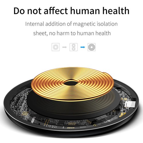 Qi Wireless Charger Charging Pad White Fast Quick for iPhone Galaxy Xaiomi - Picture 3 of 12