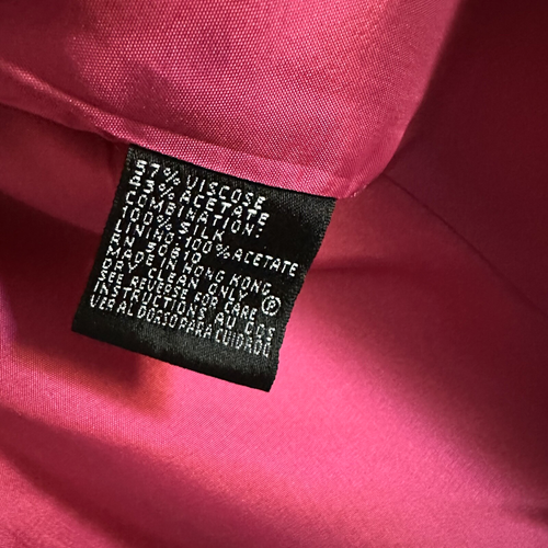 Vintage Albert Nipon Women's Silk Blazer Embellishment Fuchsia Color Size 12 - Picture 5 of 12