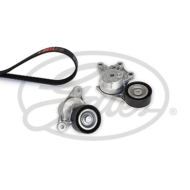 Gates K016PK1005EST V-Ribbed Belt Set For CitroËN Ds Peugeot-image