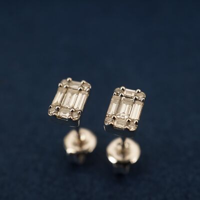 RS Pure by Ross Simons 14k Weißgold Diamant Ohrringe - kostenloser Versand USA