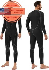 Mens 3mm Shorty Wetsuit Womens, Full Body Diving Suit Front Zip Wetsuit