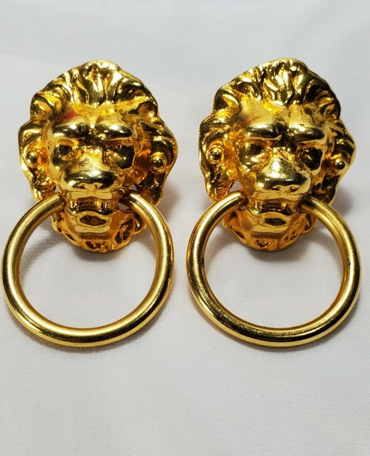 Kenneth jay lane door knocker earrings online