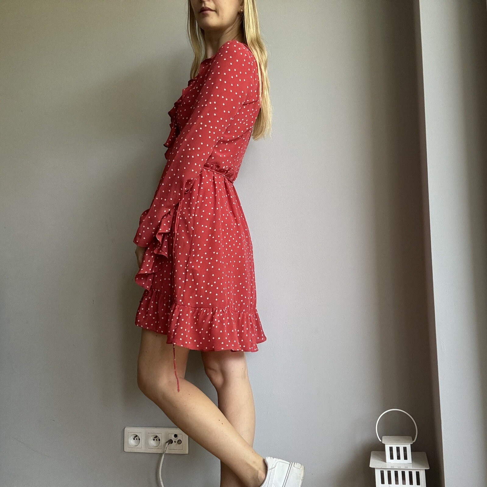 Réalisation Par Red Ruffled Alexandra Mini Wrap S… - image 5