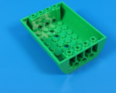 LEGO Nr.-4195059 Tank Bottom 8X6X2  Eisenbahn Dach Unterteil grün  / 1 Stück  