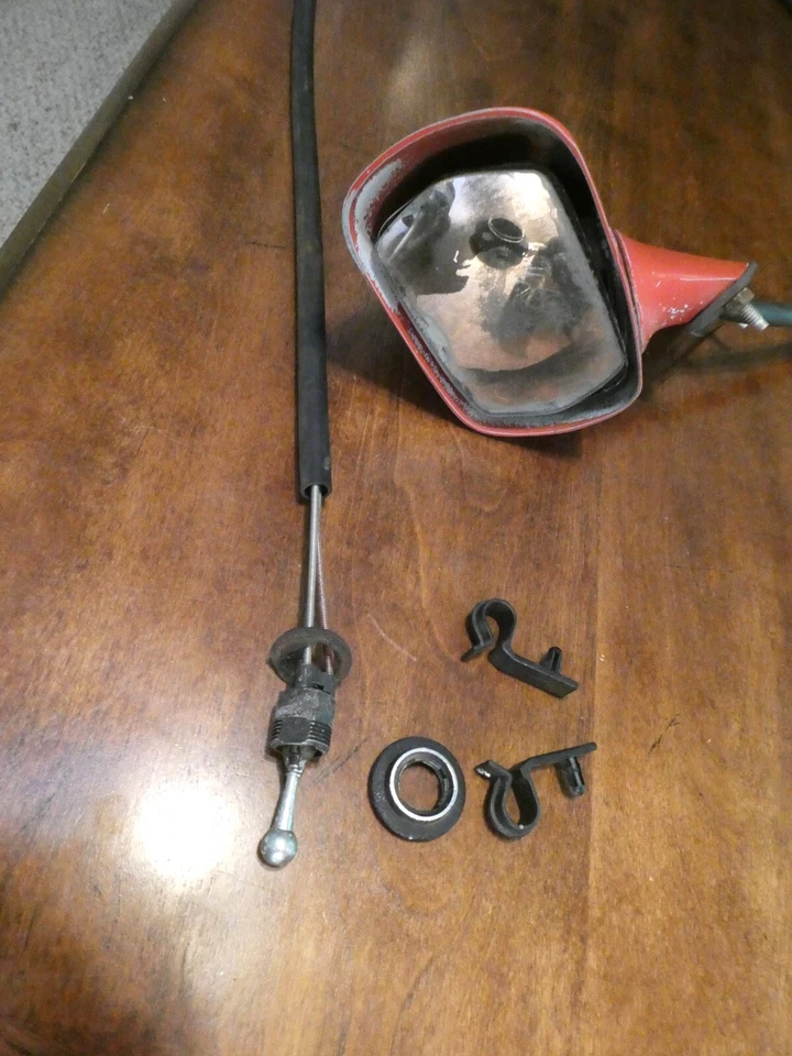 Espelho de bala Ford Gran Torino Sport Ranchero destro controle remoto 1972 1973 1974 1975 1976 - Imagem 4 de 4