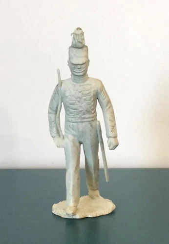 MARX Military Cadet Marching Officer 60mm Toy Soldier