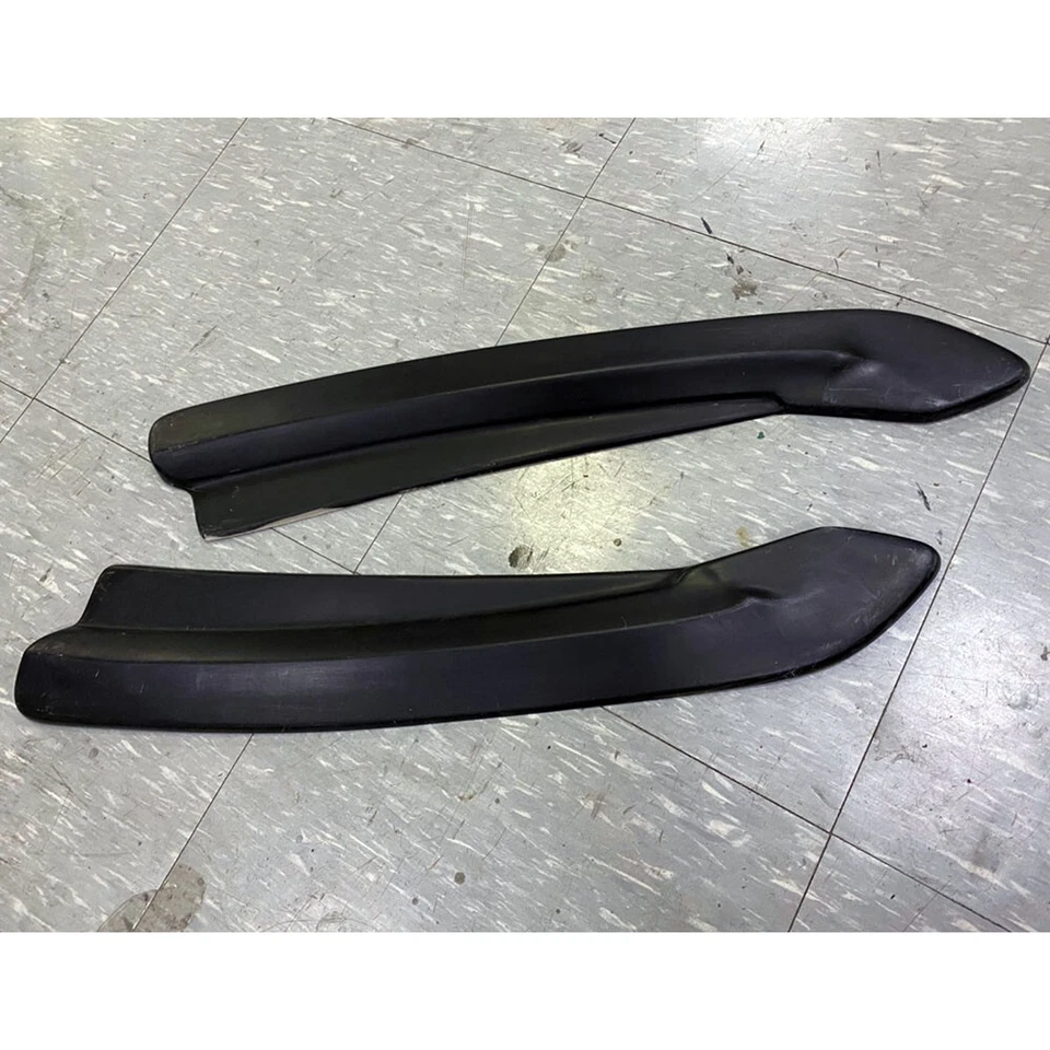 Matte Black For Audi RS6 C7 5DR Avant Rear Side bumper Bar Splitter 2013-2018 Foto 4 de 4