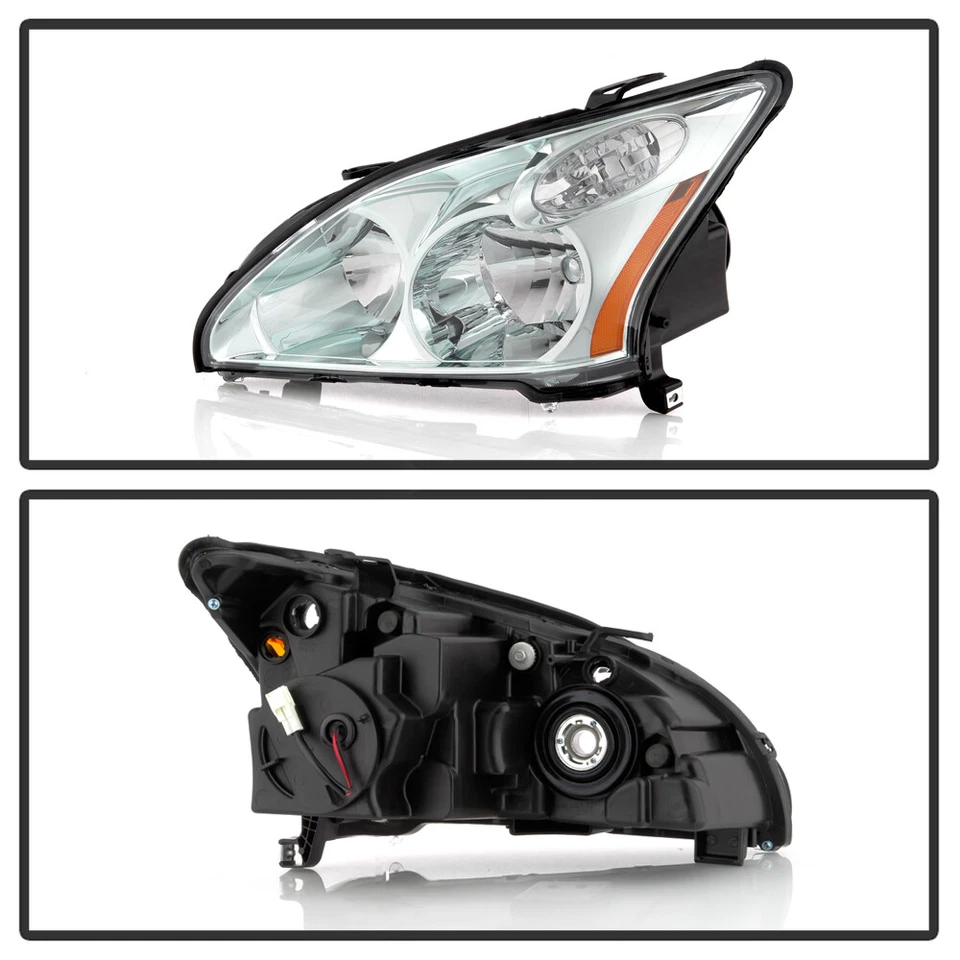 For 2004-2009 Lexus RX330 RX350 RX400h Halogen Headlights Headlamps Left+Right - Image 2 of 4