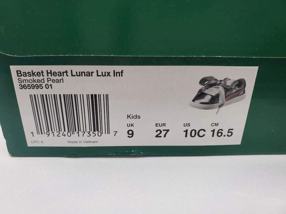 PUMA CESTA CORAZÓN LUNAR LUX TALLA 10C PERLA AHUMADA Foto 3 de 4