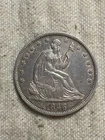 1846 Seated Liberty Half Dollar 50c Nice High Grade AU Details Tall Date