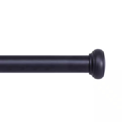 Weaver 72 In. - 144 In. Adjustable Single Indoor/Outdoor Curtain Rod 1 In. Diame
