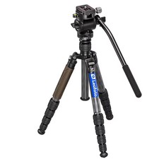 Leofoto LX-225CT Carbon Fiber Travel Tripod with BV-1 Fluid Head LX-225CT-BV-1 