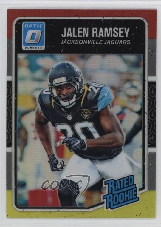 2016 Donruss Optic Rated Rookie Red & Yellow Jalen Ramsey #171 10vy