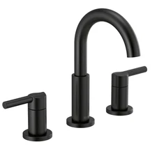 Delta Nicoli Two Handle Widespread Bathroom Faucet, 4 Inch, 3 Hole, 25749LF-BL