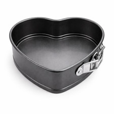 Heart Shape Mould Mini Cake Tin Metal Non-Stick Spring Form Valentine Baking Pan