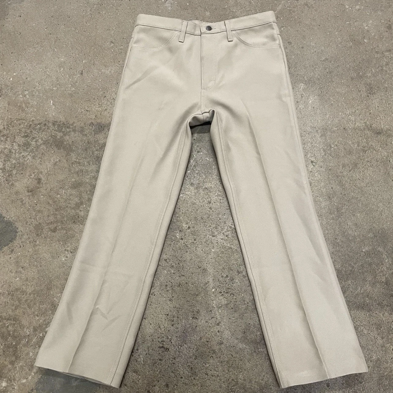 Wrangler Wranchers Mens 34x34 FIT 34x30 Beige Dress Western Pants 82KH