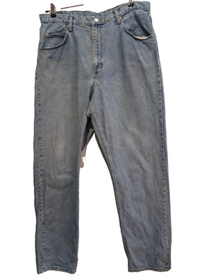 Wrangler Jeans Herren Vintage Hellblau W38 L34 Denim Hose Straight Fit Chic