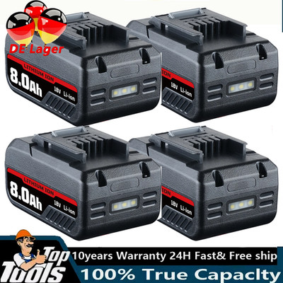 8,0Ah Akku Für Einhell 18V Ersatzakku POWER X-CHANGE Lithium PXC Batterien