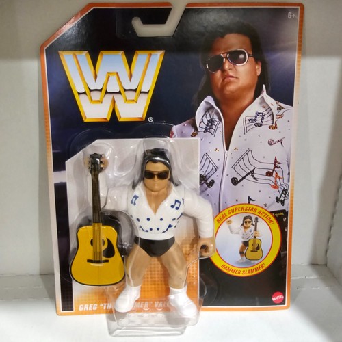 NEW/MOC GREG THE HAMMER VALENTINE w/ Guitar Mattel...