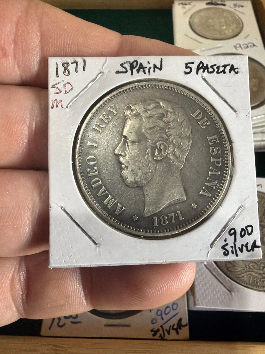 1871 Year Spanish Coins for sale | eBay