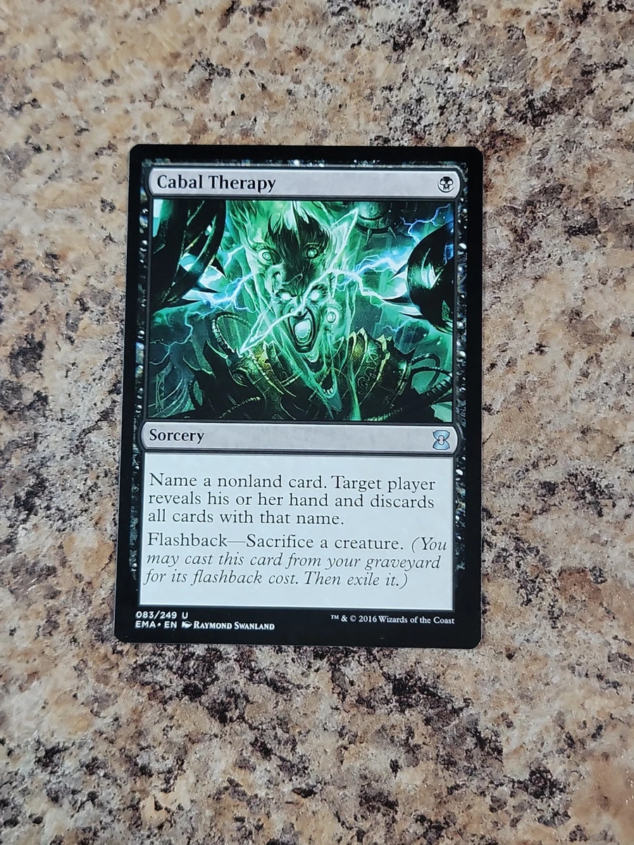 Cabal Therapy Magic: The Gathering Individual Trading Card Games