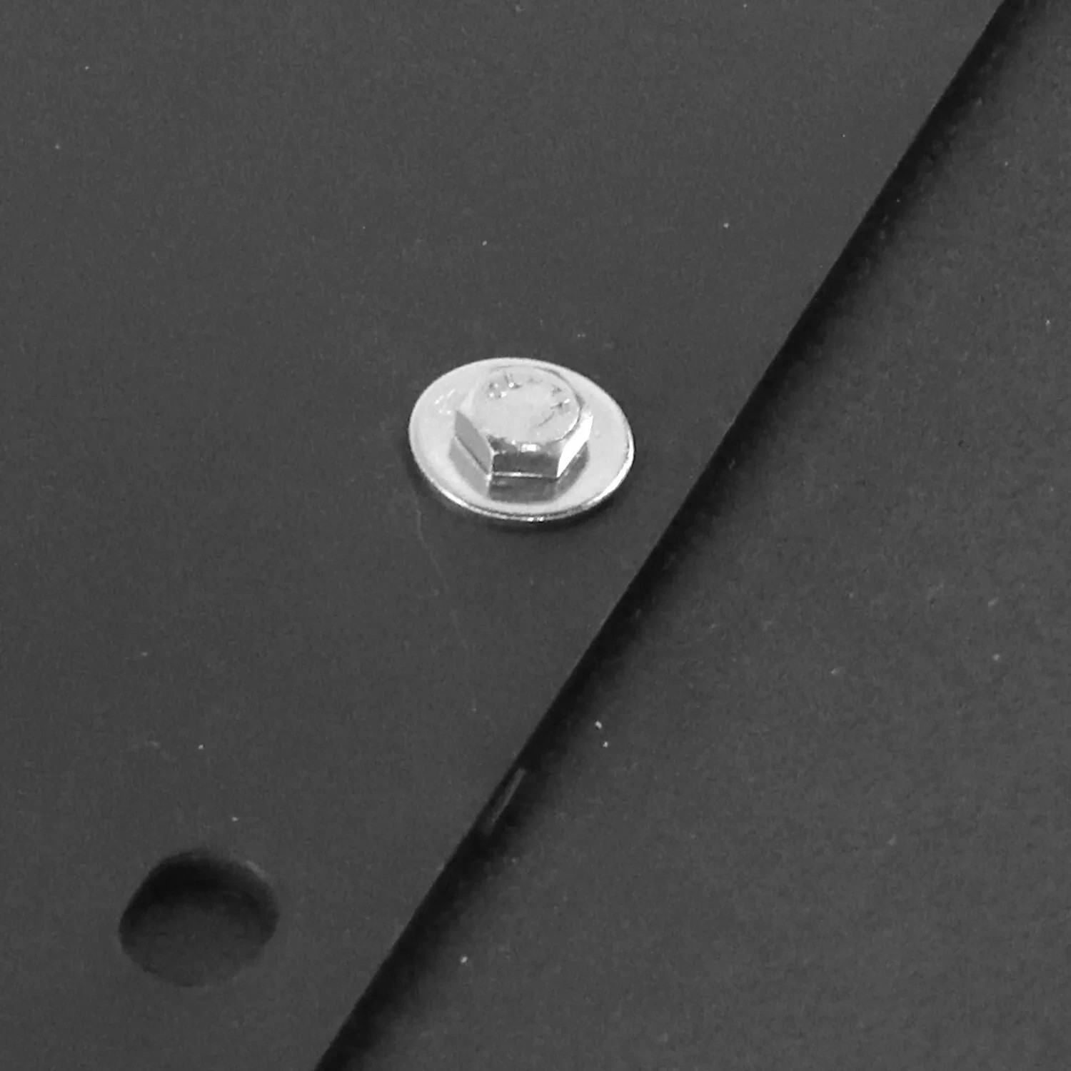 Quarter Fender 24"x24" For Semi Truck Black Poly Pair Freightliner Volvo VNL Set