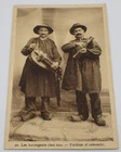 Old postcard, the Auvergnats at home