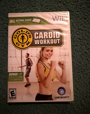 Ubisoft Gold's Gym: Cardio Workout Nintendo Wii Game, E, Balance Board