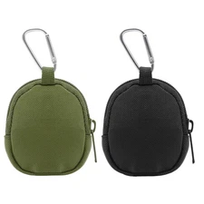 Tactical Mini Wallet Earphone Holder Pouch Coin Purses Keychain Pocket Belt Bag
