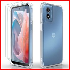 For Motorola Moto G Play 2024 4G Case w/ Screen Protector  Military Grade Cover