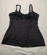 Ruby Ribbon Full Support Cami Tank In Black Size 36 #0418